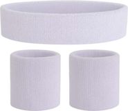 New Age Devi Zweetbandjes set 3 stuks - Wit