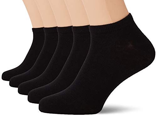 Nur Der Classic sneakersokken heren - 5 paar - zwart (43-46)