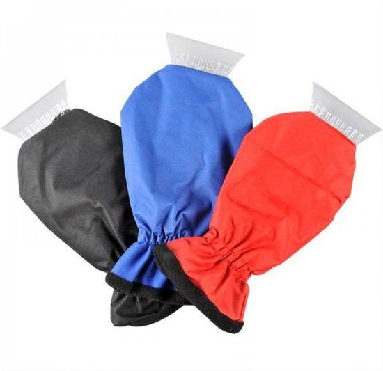 PRO IJskrabber met handschoen Fleece