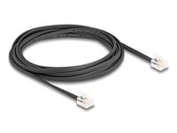 DeLOCK 90619 Telefoonkabel 3 m Zwart