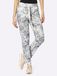 Heine Broek lichtgrijs / wit