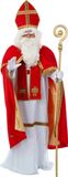 Sinterklaas kostuum - inclusief witte handschoenen kort