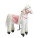 Ebony S porte-enfant avec cyclisme (3-6 ans), cheval en peluche mécanique à monter, porte-enfant avec selle amovible, licol avec longe et crinière et queue de cheval