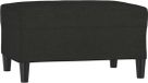 vidaXL Voetenbank 70x55x41 cm stof zwart