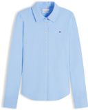 Tommy Hilfiger Chemise manches longues femme Bleu Coton/Élasthanne Taille M