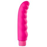 Baseks - Vibromasseur ondulé (rose) - 16 cm