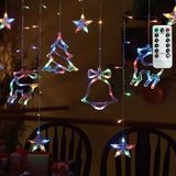 Aansluitbare laagspannings-ledstrip, 12 RGBY-strips, 3 m + 3 m x 0,6 m, ideaal voor kerstdecoraties en feestelijke evenementen.