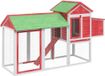 Bol Poulailler en bois 193x65x117 cm pour animaux de compagnie