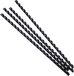 Exacompta Boîte de 100 spirales de reliure en plastique 8 mm - A4 - Noir