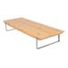 Dienblad Bamboe Dienblad met standaard, 54 x 19 x 10,5 cm, natuurlijke bamboe