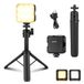 NEEWER Led-videolamp voor camera met tafelstatief, mini-lichtpaneel, draagbaar, tweekleurig, dimbaar, 3200 K-5600 K, CRI 97 + 8 scènes, oplaadbare batterij 2000 mAh voor vlog/fotografie, NL-36AI