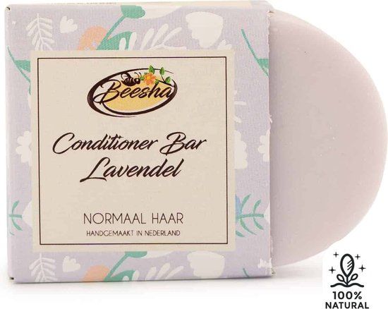 Beesha Conditioner Bar Lavendel 60g - Alle haartypes - Sulfaatvrij