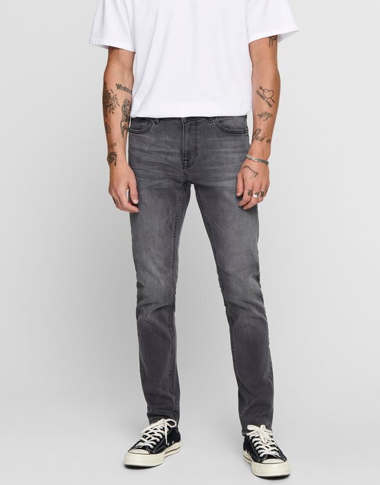 ONLY & SONS Warp Life Heren Skinny Jeans - Maat W36 X L34