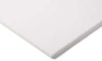RS PRO PTFE kunststof plaat, wit, 6mm x 300mm x 600mm