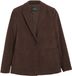 s.Oliver dames corduroy blazer donkerbruin maat 40