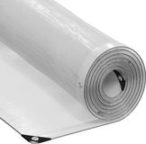 vidaXL Transparant zeildoek met zeilringen 1x4 m polyethyleen