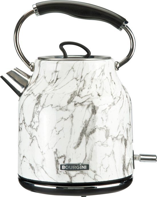 Retro Marble Waterkoker - 1.7L - Draadloos - BPA vrij
