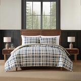 Eddie Bauer Port Gamble, Katoen, Blauw, Twin