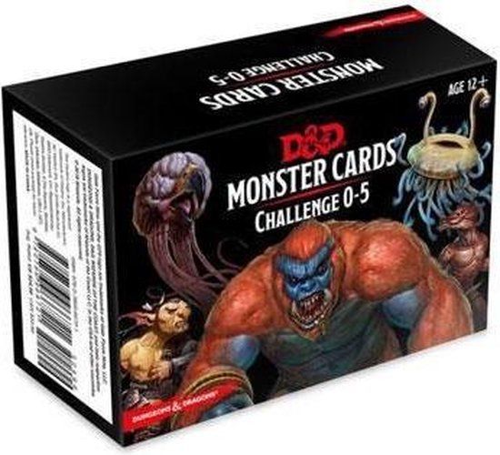 Dungeons & Dragons Spellbook Cards: Monsters 0-5 Deck - English