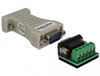 Delock Converter 1 x Serial RS-232 DB9 female to 1 x Serial RS-422/485 DB9 male with ESD protection 15 kV