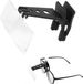 Loupe avec pince, convient aux lunettes, disponible en grossissement 1,5x, 2,5x et 3,5x, pliable