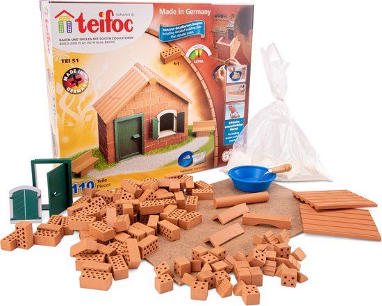 Teifoc Bouwdoos Knutselpakket - Starter Box - Bouwset - 110 Onderdelen - 6+ jaar