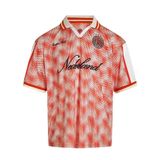 Redefined Rebel Oranje Boxy Fit Polo Met Print