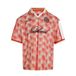Redefined Rebel Oranje Boxy Fit Polo Met Print