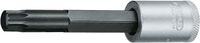 Gedore INX 30 L - dopsleutel-schroevendraaier 3/8" - lang - XZN M10