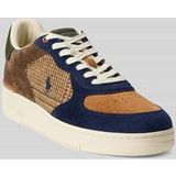Polo Ralph Lauren Mastercourt Sneakers - Textiel - Heren - Bruin - Maat 42