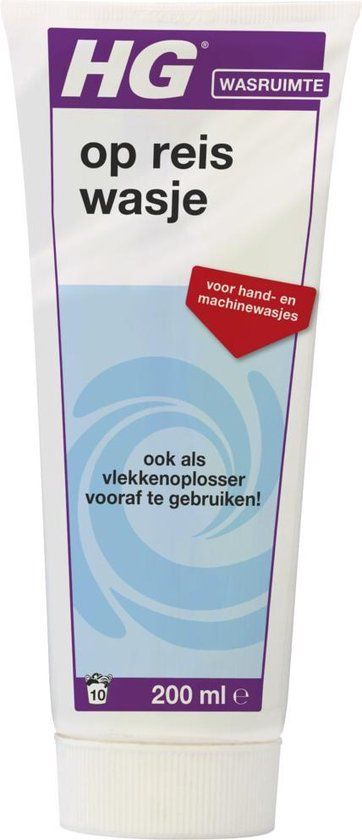 HG Op Reis Wasje - 200ml - Gekleurde was - 10 wasbeurten