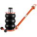 Latios Cric pneumatique - Cric à air - 5 Tonnes de capacité de levage - Orange/Noir