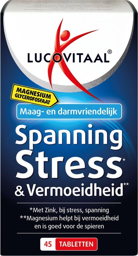 Lucovitaal Spanning, Stress & Vermoeidheid - 45 tabletten