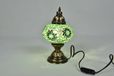 Halay Turkse lamp - handgemaakt tafellamp groen - 1 stuk - sfeerverlichting met glazen bol