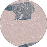 Bonateks, Ronde digitaal bedrukte muismat, antislip onderkant, voor kantoor en thuis, diameter: 22 cm