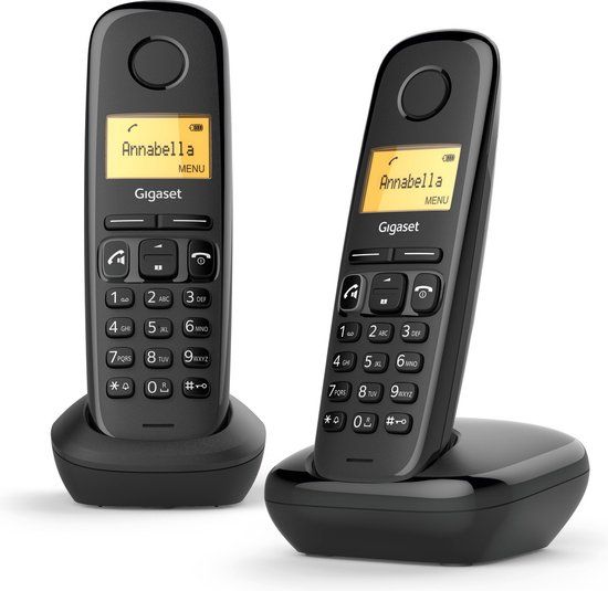 Gigaset A270 Duo DECT telefoon Zwart