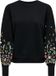 Only Brooke Round Neck Flower Sweater Dames - Maat L