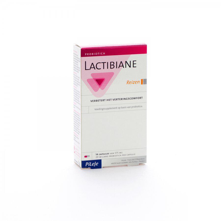 PiLeJe Lactibiane Reizen Capsules 14st