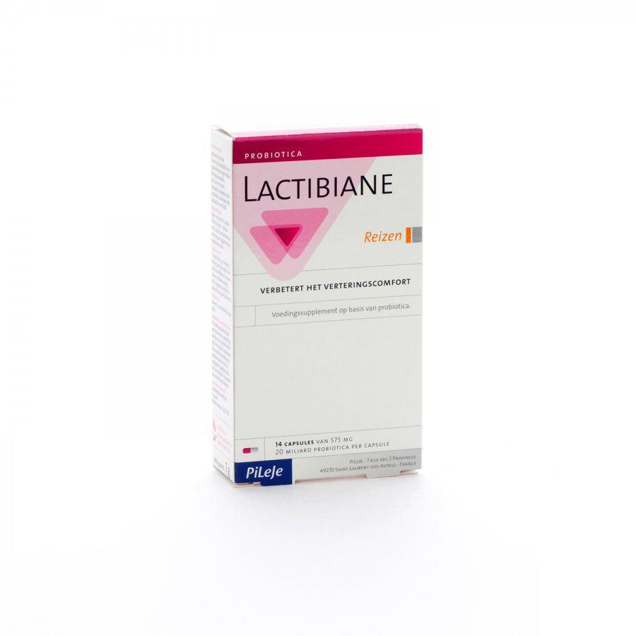 PiLeJe Lactibiane Reizen Capsules 14st