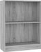 vidaXL Boekenkast 60x24x76 cm bewerkt hout grijs sonoma eikenkleurig