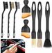 Set de brosses de detailing automobile souples sans marque - 8 pièces pour le nettoyage intérieur et de meubles