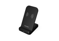 Philips DLP9212 Qi draadloze opladerstandaard, 15 W Max draadloos opladen, 2-in-1 telefoonstandaard en oplader, meerdere bescherming, handsfree kijken