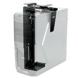 VIVO Verstelbare pc-montage onder bureau en muur, computerhoeshouder met draaibare actie en veilige vergrendeling, zwart, MOUNT-PC01