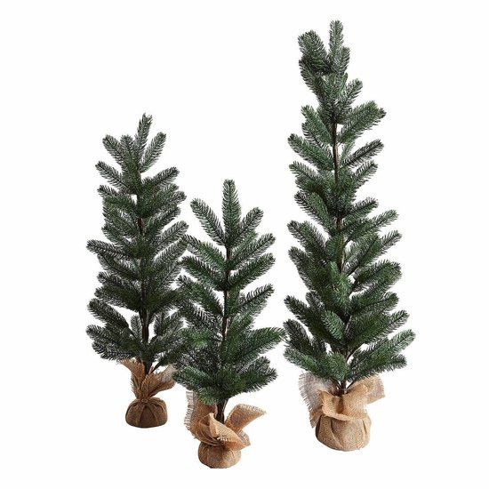LOBERON Sierboom set van 3 Merpins groen