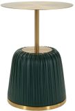 Mauro Ferretti Bijzettafel Egle End Table Green Ø 40×55 cm