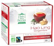 Thés de la Pagode Hao Ling Ginger Pu-Erh Grand Cru Cholesterol Thee Biologisch 30 Sachets
