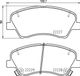 BREMBO Remblokkenset P 30 098