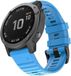 By Qubix - Siliconen bandje - Blauw - 26mm Quickfit - Geschikt voor Garmin Epix Pro Gen 2 (51mm) / Quatix 7X / 6X & Tactix 7 (pro)