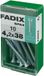 Fadix Vis autoperceuse zingué 4.2 x 38 mm - 10 Pièces