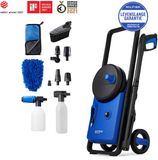 Nilfisk Core 140 PowerControl Premium Carwash – Hogedrukreiniger met 140 bar, PowerControl, metalen pomp, 6 m Ultraflex-slang en complete auto accessoireset